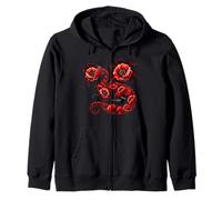 Rose Dragon Flower Fantasy Floral Kapuzenjacke