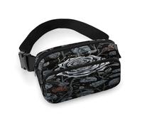 Rose Gothic Gürteltasche, leicht, mit verstellbarem Riemen, Hüfttasche für Laufen, Reisen