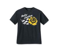 Rose Racer Oversized Tee Damen T-Shirt, XL XL schwarz weiß gelb