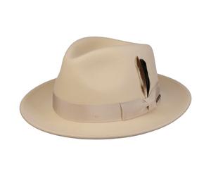 Rosedale Fedora Wollhut by Stetson cremeweiß 57 cm