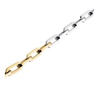 ROSEFIELD Armband Bicolor Chain Bracelet Gold Silber Edelstahl