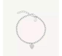 ROSEFIELD - ARMBAND - Massives Herz - silber