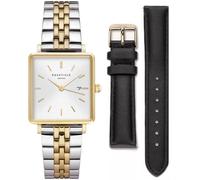 Rosefield Boxy DS-BSG-D27 Gift Set Gold Silber Schwarz 26mm
