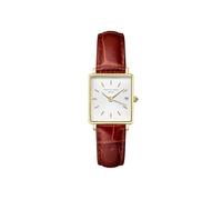 Rosefield - Boxy XS White Medium Brown Leather Gold - Damen, Gold, One Size, Elegant