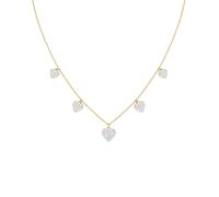 ROSEFIELD Damen Halskette Multi Hearts Gold