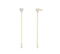 ROSEFIELD Damen Lange Ohrringe Heart Gold