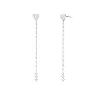 ROSEFIELD Damen Lange Ohrringe Heart Silver