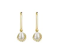 Rosefield Damen Ohrringe Silber modisch elegant Vintage Creolen Design Clip oder Stecker Schmuck Geschenk für Frauen Alltag Anlass hochwertiger Ohrschmuck