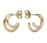 Rosefield Damen-Ohrringe, vergoldet - Double Creolen DHEG-J227