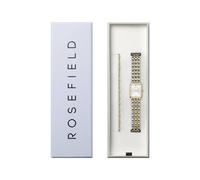 ROSEFIELD Damen Set Uhr Octagon XS Duotone + Multi Crystal Armband Edelstahl OWDSG-X279