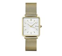 ROSEFIELD Damenuhr Boxy Mesh Gold eckig QWSG-Q03
