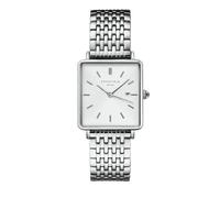 ROSEFIELD Damenuhr Boxy Silber eckig QWSS-Q08