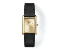ROSEFIELD Damenuhr Heirloom Modern Champagne Dial Gold Black Leather HCBLG-H07