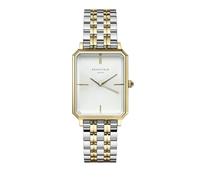ROSEFIELD Damenuhr Octagon Silber-Gold Bicolor eckig OWSSSG-O48