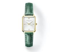 Rosefield Montre Femme Octagon XS Cuir émeraude