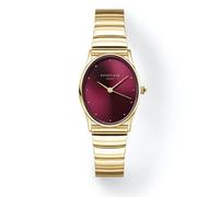 ROSEFIELD Damenuhr Oval Burgundy Half-moon Steel Gold OVGSG-OV15