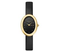 Rosefield Damenuhr Oval Schwarz/Goldfarben OVBGLG-OV18
