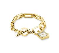 ROSEFIELD Damenuhr STUDIO Kettenuhr Gold eckig SWGSG-O52