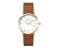 ROSEFIELD Damenuhr West Village Braun-Blush Gold Leder WWCG-W86