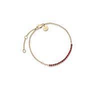 Rosefield Gems Color Meaning Damen 14K Vergoldet Armband Tennis Kristall Clear