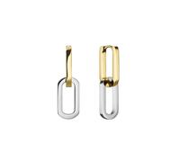 Rosefield Schmuck - Duotone Link Hoops - Silber Gold Duo - JEDLG-J712
