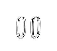 ROSEFIELD Ohrringe Small Oval Hoops Silver