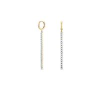 ROSEFIELD Ohrringe Tennis Blau Gold JETBG-J918