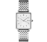 Rosefield QWSS-Q08 Damenuhr Rechteckig Silberfarben