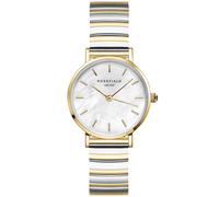 ROSEFIELD Damenuhr Small Edit White MOP Half-Moon Steel Duotone SEWDSG-SE03