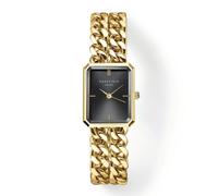 ROSEFIELD - STUDIO DOUBLE CHAIN - schwarz - gold steel / 19,5x24 MM