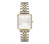 Rosefield The Boxy Damen Uhr analog Quarzwerk mit Edelstahl Armband QVSGD-Q013
