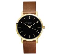 ROSEFIELD - THE GRAMERCY - schwarz - braun - gold / 38 MM