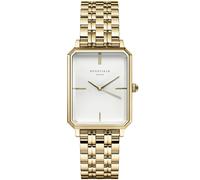 ROSEFIELD - THE BOXY XS - weiß - gold mesh / 22 x 24 MM