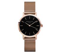 Rosefield Tribeca Damen Uhr analog Quarzwerk mit Edelstahl vergoldet Armband TBR-T59