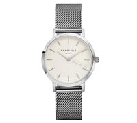 Rosefield TWS-T52 Damenuhr Quarz Tribeca mit Meshband Silberfarben