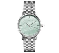 Rosefield Upper East Side Grün mit Mintgrün Zifferblatt und 33 mm Silbernes Gehäuse UGSSS-U38 Edelstahl