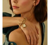 Rosefield Uhr - Damenuhr Octagon Studio Kettenoptik - Gr. unisize - in Gold - für Damen