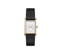 ROSEFIELD Damenuhr Heirloom Modern White Dial Gold Black Leather HWBLG-H06