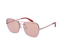 Roségoldene Metallsonnenbrille Einheitsgröße