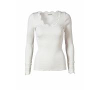 ROSEMUNDE Langarmshirt weiss | XL