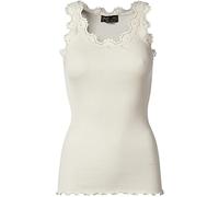 Rosemunde Seidentop Babette mit Spitzenbesatz XS Soft-Powder