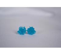 Rosen-Ohrstecker - Blau