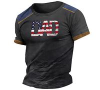 Rosennie Schwarzes Hemd Herren Hawaii Hemd Männer Langarm Herren Shirts Rundhals Dad Druck Raglanärmel Muskelshirts Slim Fit Sport Shirt Regular Fit Combat Shirt Herren Polohemd (Schwarz, XXL)