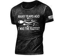 Rosennie T Shirt Weiß Herren Mittelalter Hemd Herren Grüne Poloshirts Rundhals Musterdruck Papa Tops Slim Fit Lustige T Shirts Regular Fit Muscle Shirt Polo Shirt (Schwarz, S)