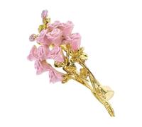 Rosenstrauß Emaille Brosche 3d Zinklegierung Rosa für Damen | Leicht und Farbbeständig, Tragbar mit Angenehmem Tragegefühl, Stilvoll für Party und Dates