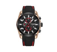 (Roséschwarz) MEGIR Herrenuhren Top-Marke Luxus Sport Militär Armbanduhren Chronograph Leuchtdatum