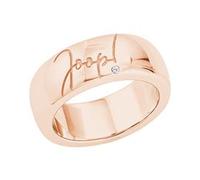Rosévergoldeter 925er Silberring für Damen mit Zirkonia
