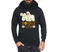 Roshis Gym Nerd Herren Hoodie One Goku Dragon Master Son Ball Vegeta Turtle Roshi Piece Golds Db, Farbe:Schwarz;Größe:XXL