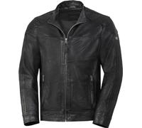 Ross & Cole Lederjacke Herren, 100% Echtleder, Übergangsjacke Herren aus butterweichem Nappaleder, hochwertige Biker Lederjacke für Männer, Schwarz, Gr. 60