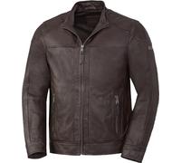 Ross & Cole Lederjacke Herren, 100% Echtleder, Übergangsjacke Herren aus butterweichem Nappaleder, hochwertige Biker Lederjacke für Männer, Dunkelbraun, Gr. 48